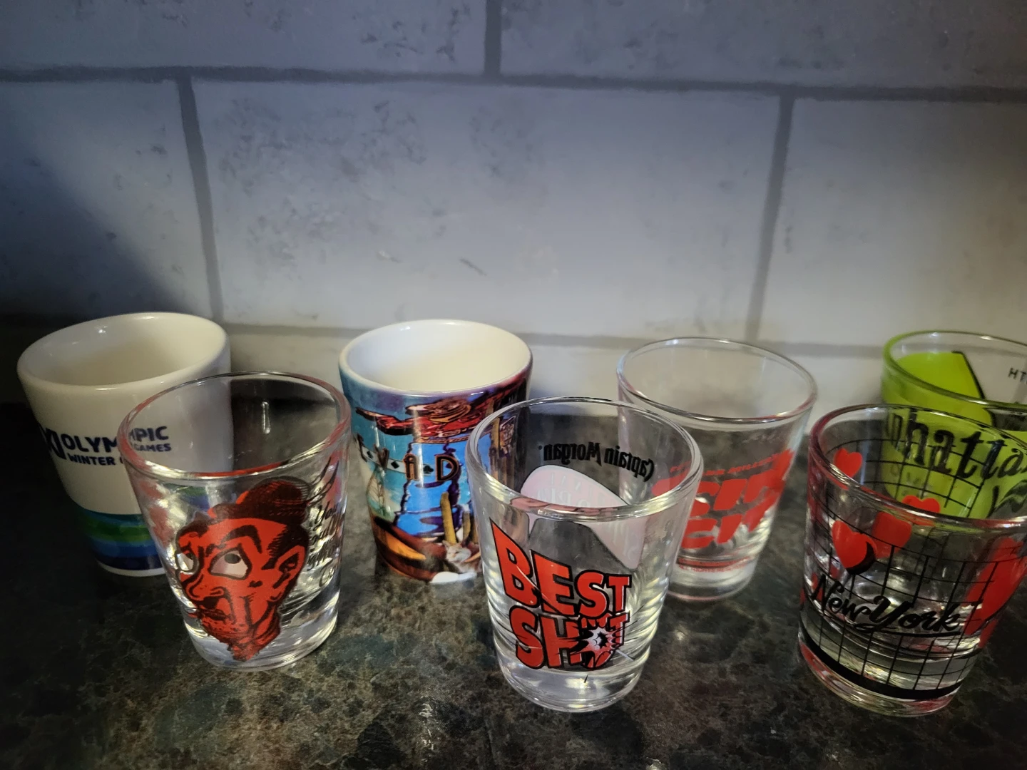 Collection of 30 vintage souvenir shot glasses - photo 4