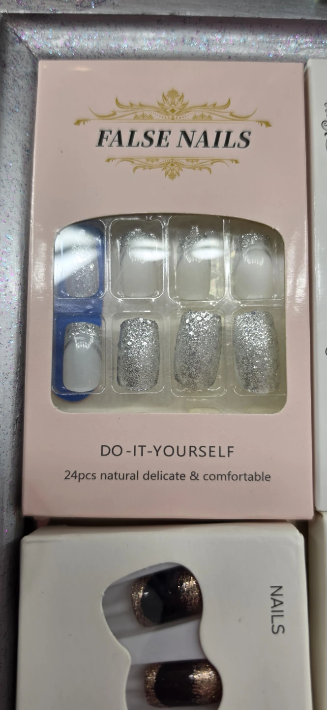 2- press on nails  - 24 per box NEW