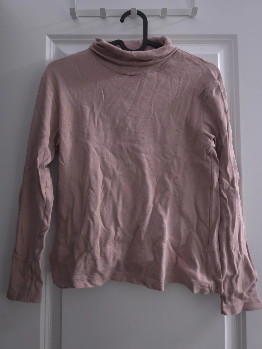 Dusty Pink Long-Sleeved Turtle Neck
