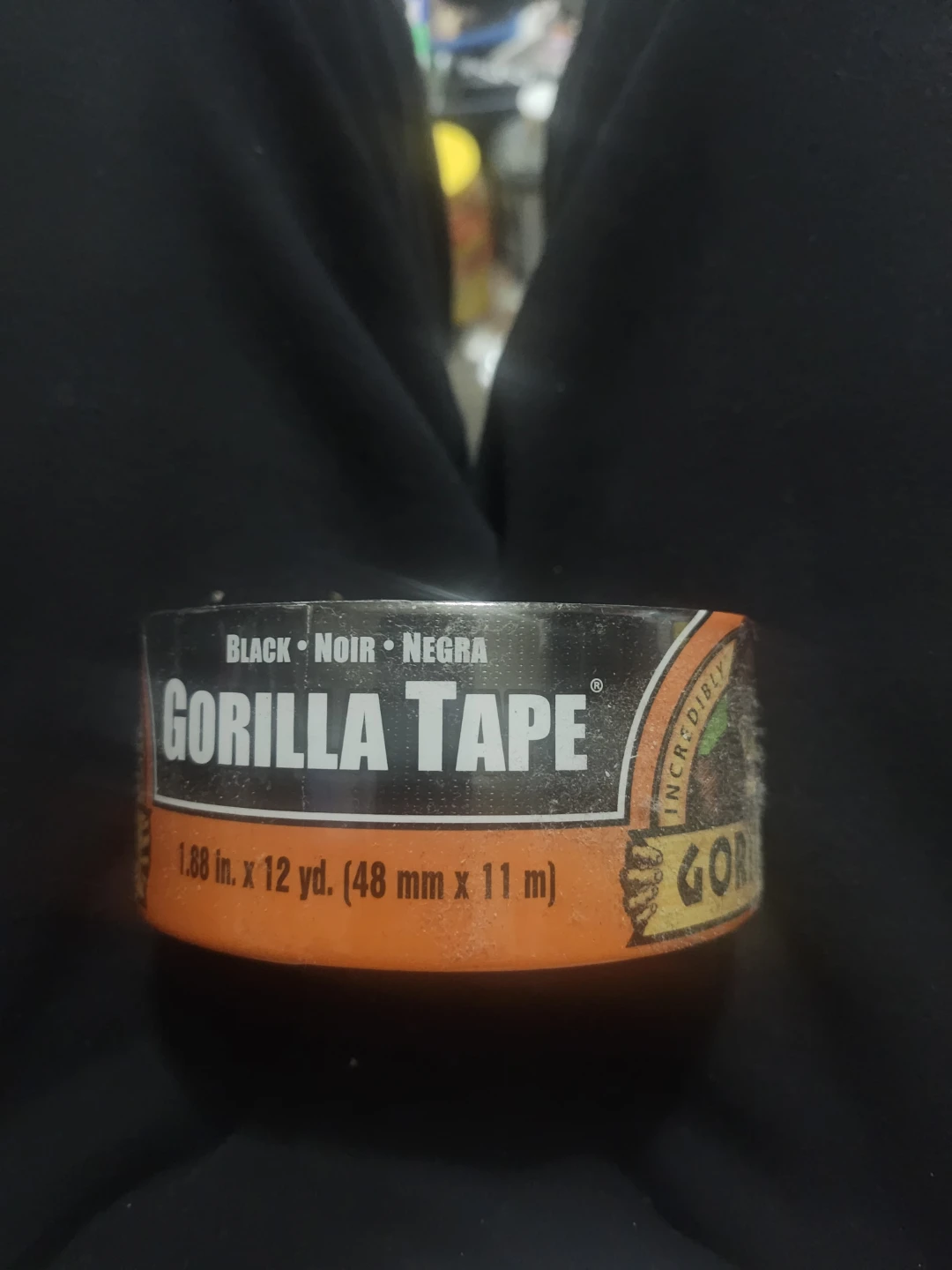 Gorilla Tape - Black, 1.88 in. x 12 yd.
