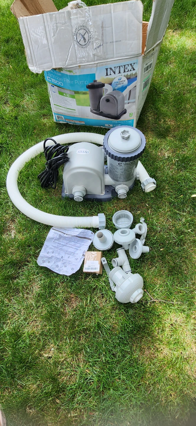 INTEX C1500 Krystal Clear Cartridge Filter Pump
