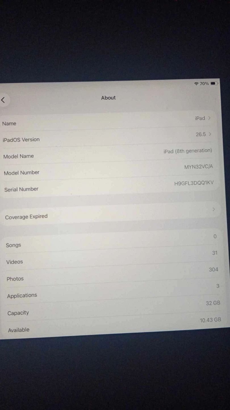Apple iPad 8th Gen 32GB - photo 2