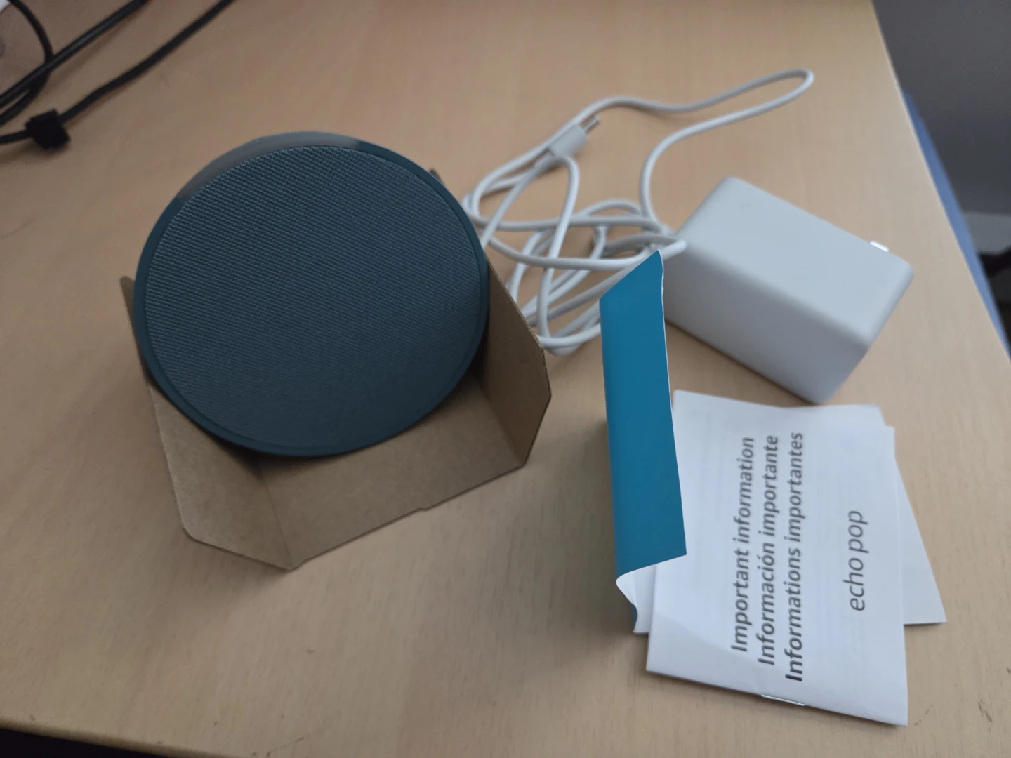 Amazon Echo Pop Smart Speaker - Midnight Teal - photo 2