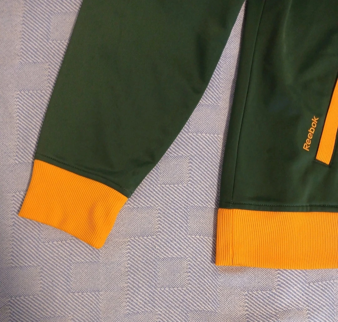 Vintage Reebok CFL Eskimos Women’s Jacket SZ- L Green Gold - photo 2