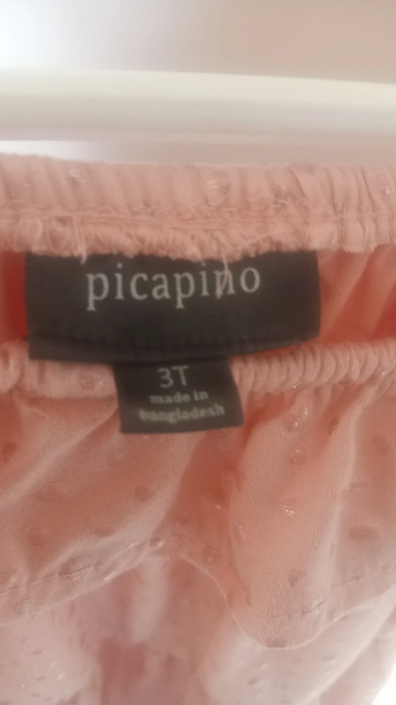 Picapino Girls' Pink Cold Shoulder Dress - Size 3T - photo 2