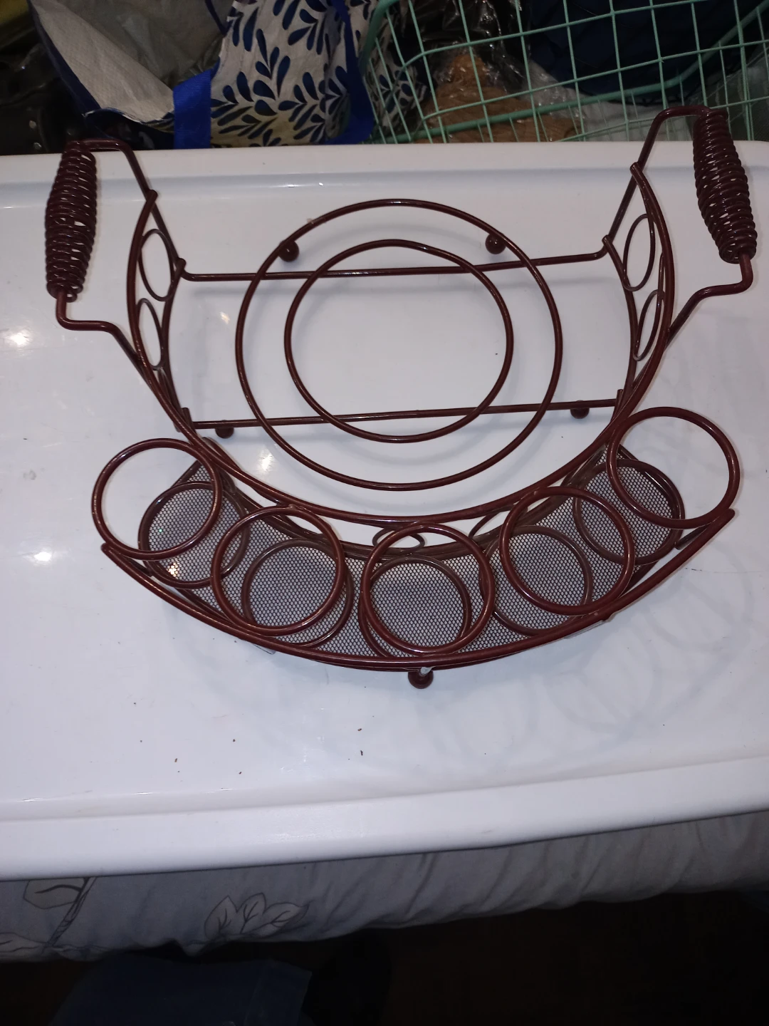 Metal Drink & Dish Serving Tray - photo 2