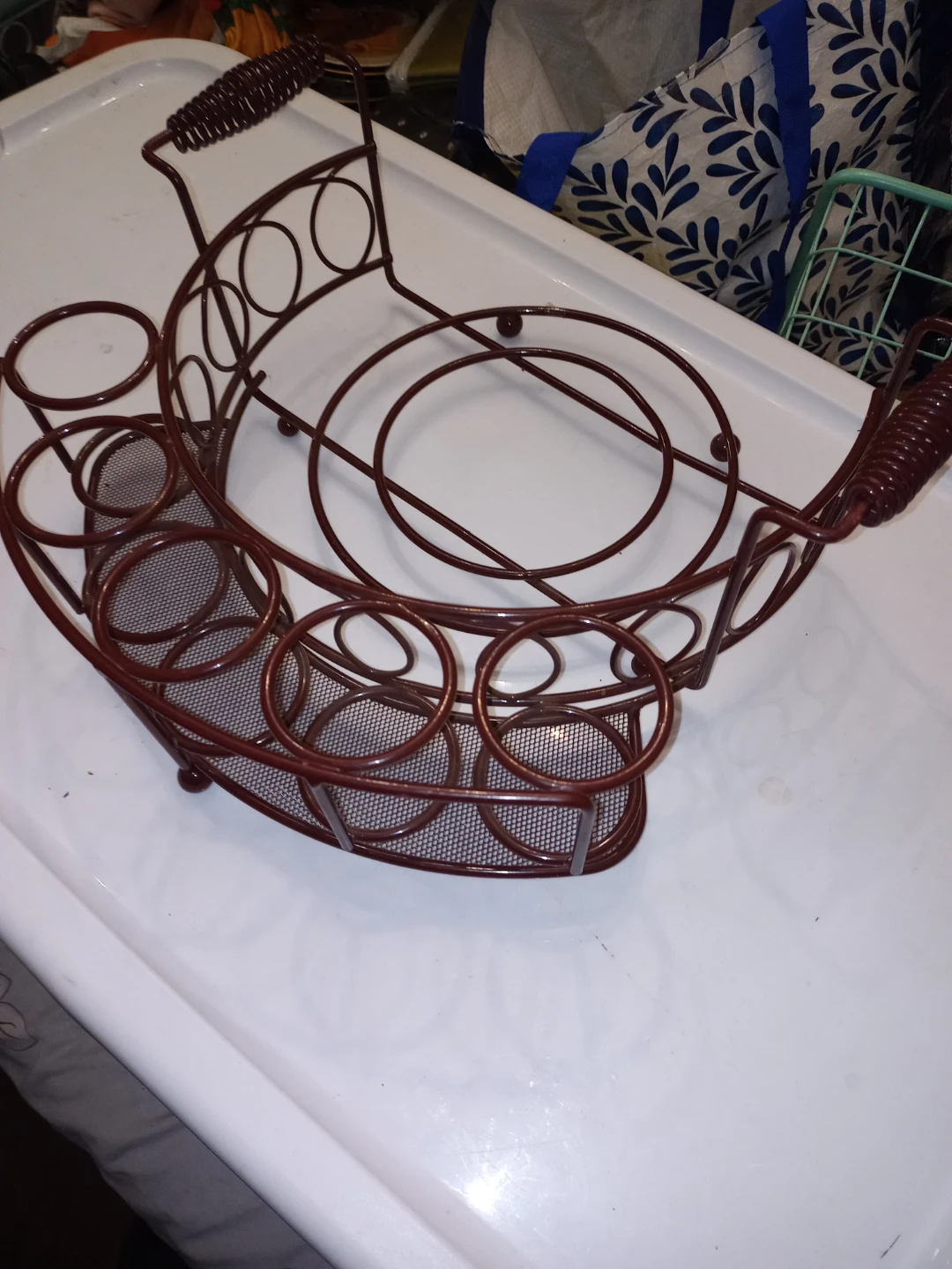 Metal Drink & Dish Serving Tray - photo 3