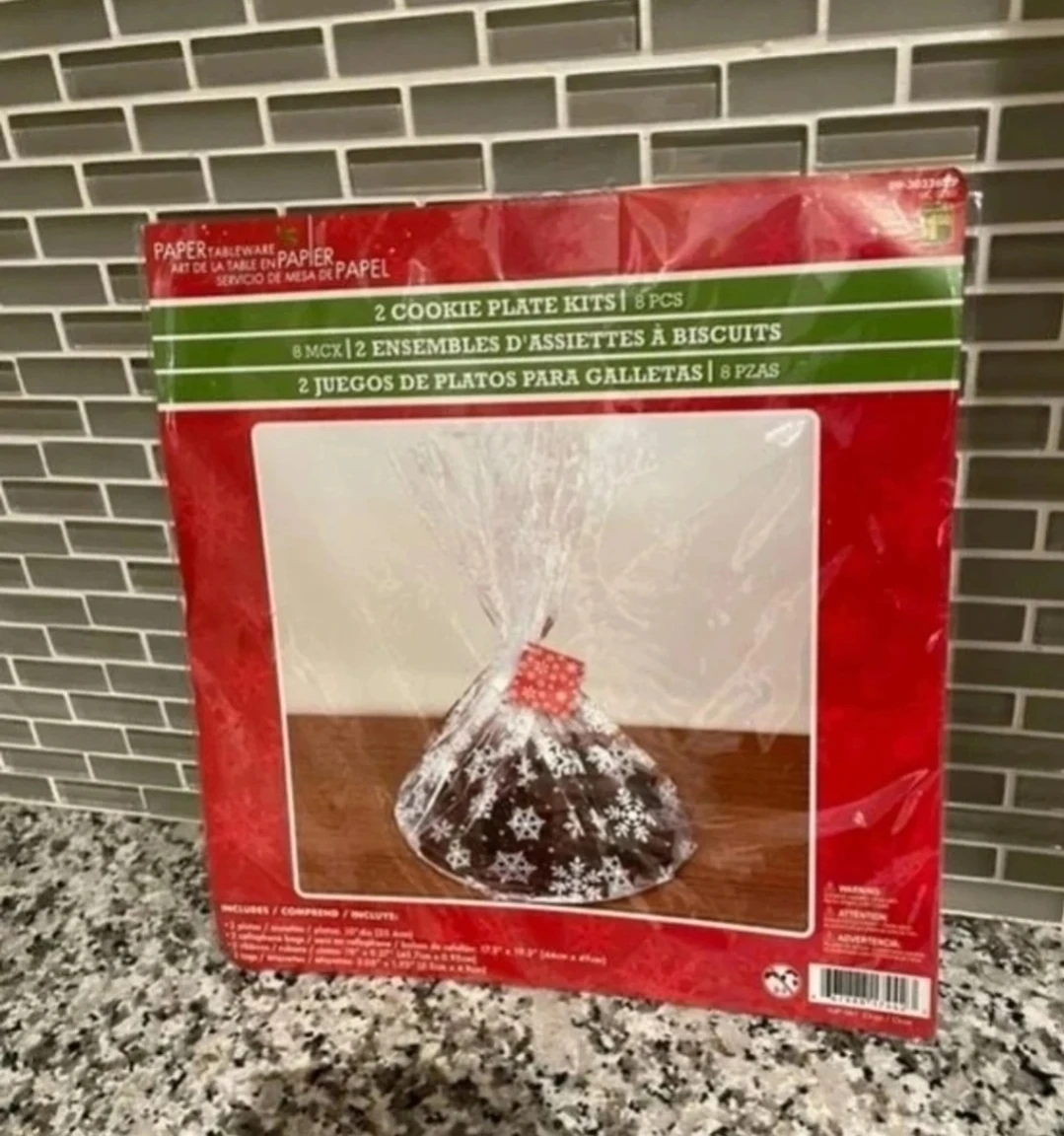 ⚽️ Paper Cookie Plate Kits - 2 Sets (8 Pcs)