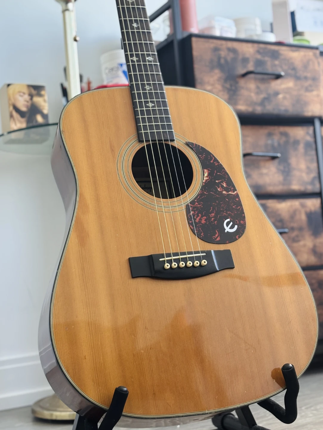 Vintage 1987 Korean Made Epiphone acoustic guitar