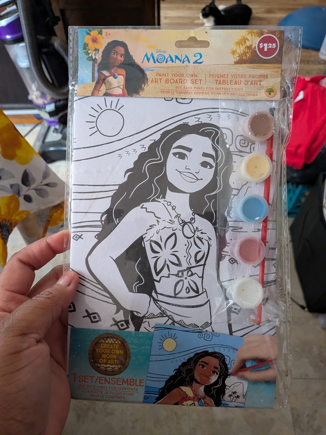 Disney Moana 2 Paint Your Own Art Board Set