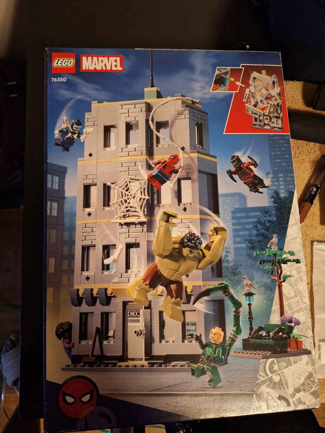 LEGO Marvel Spider-Man vs. Hulk Epic Clash 76350