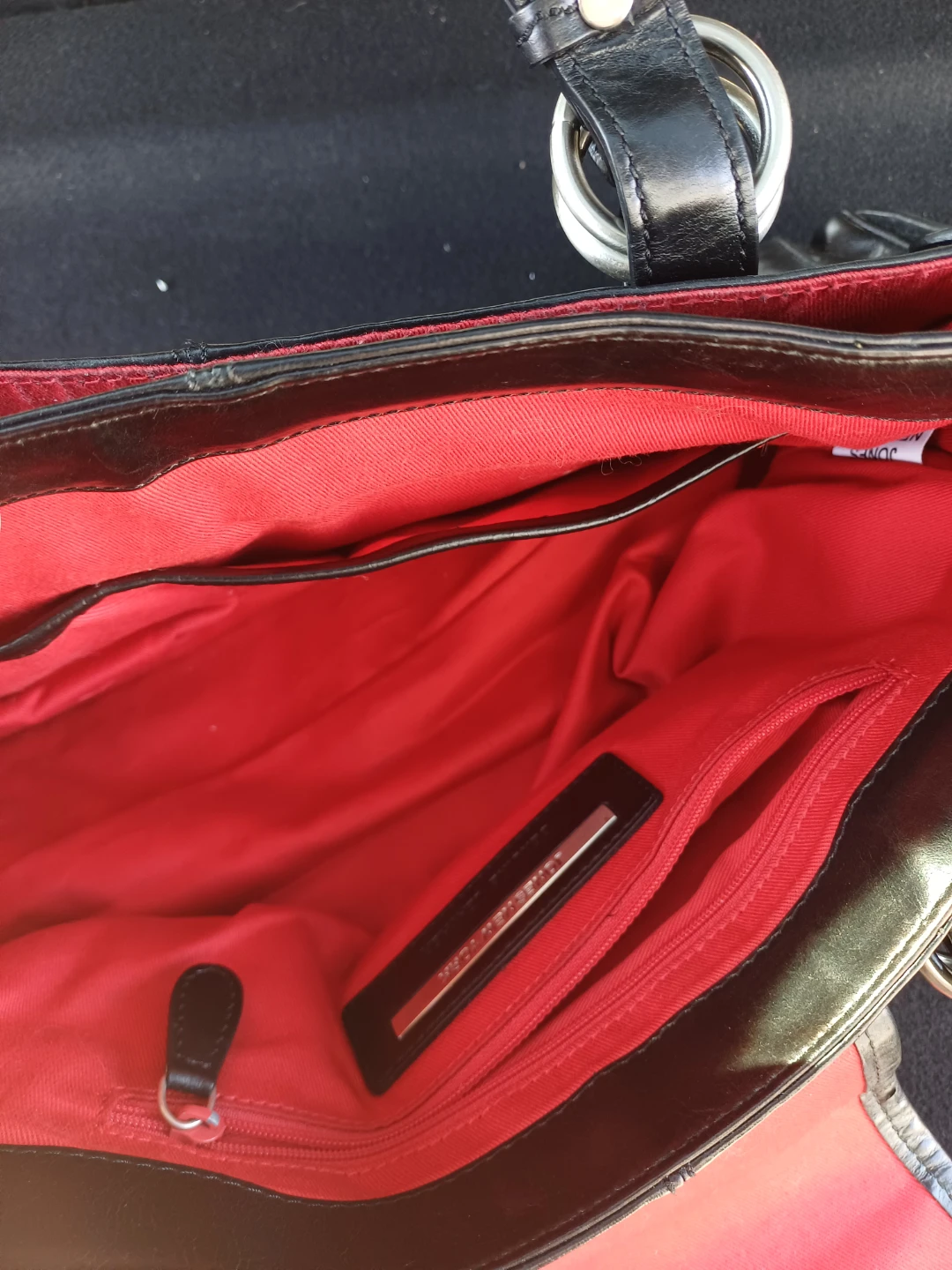 Jones New York Black Leather Shoulder Bag - photo 3