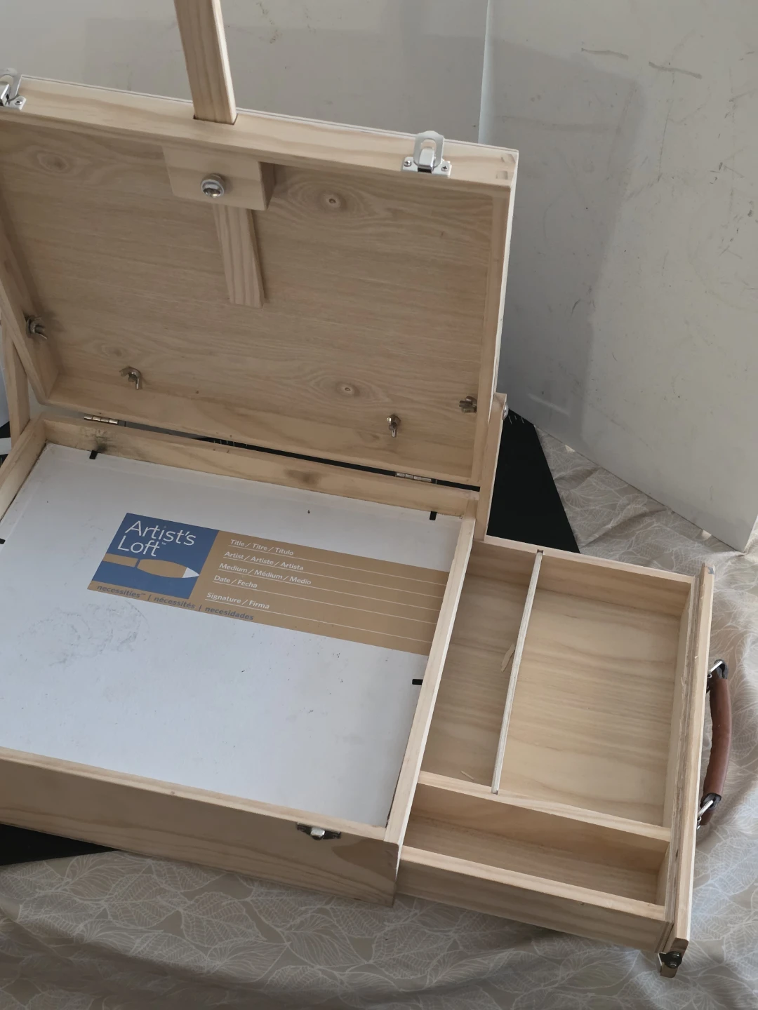Portable Wooden Art Easel Box - photo 3