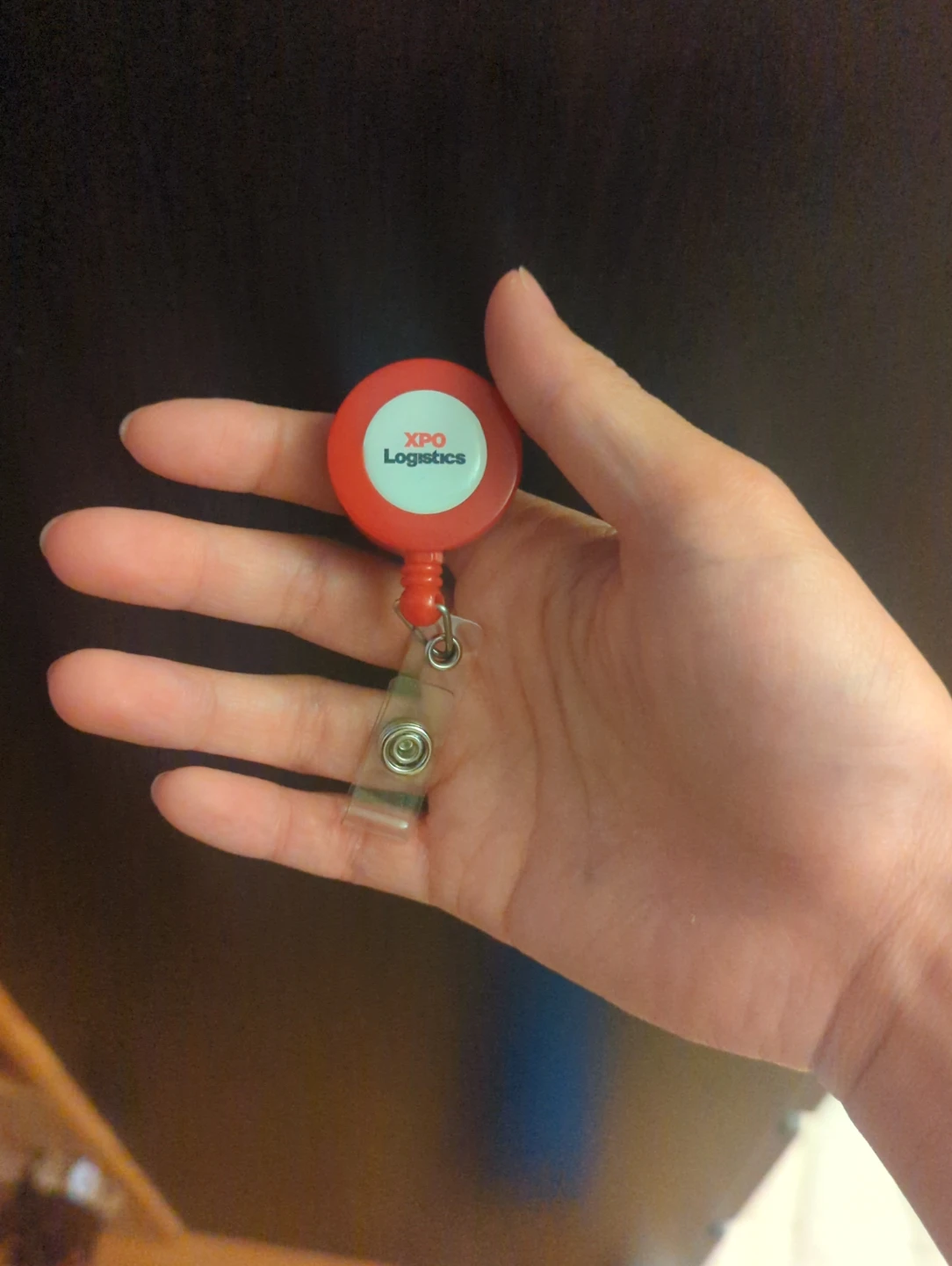XPO Logistics Retractable Badge Holder ⚽