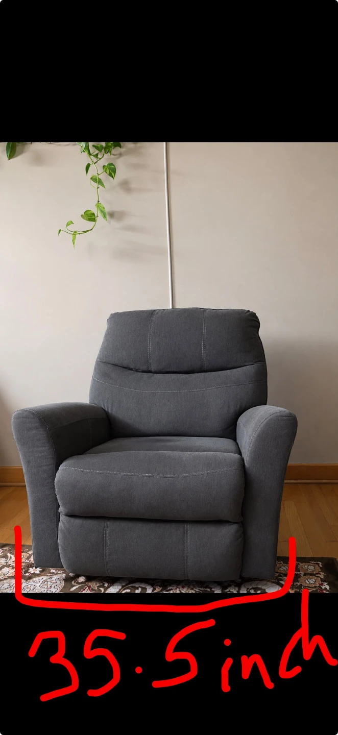 Gray Sectional Sofa with Chaise