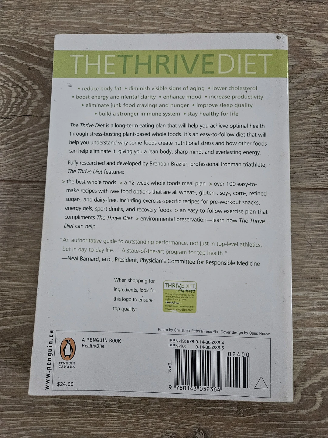 ⚽️ The Thrive Diet Book by Brendan Brazier - photo 2