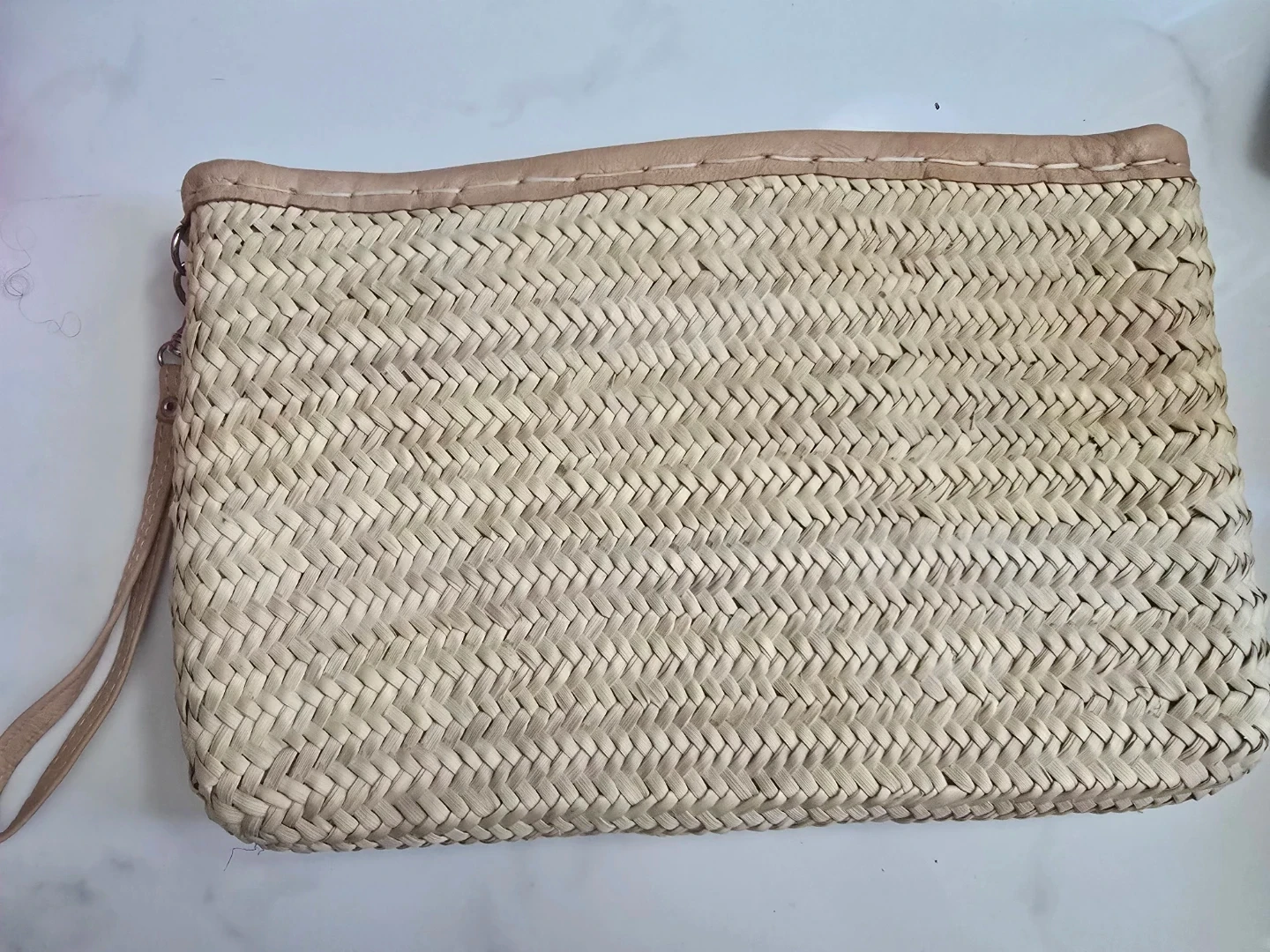 Création by yaya Straw Clutch with Purple Tassels - photo 3