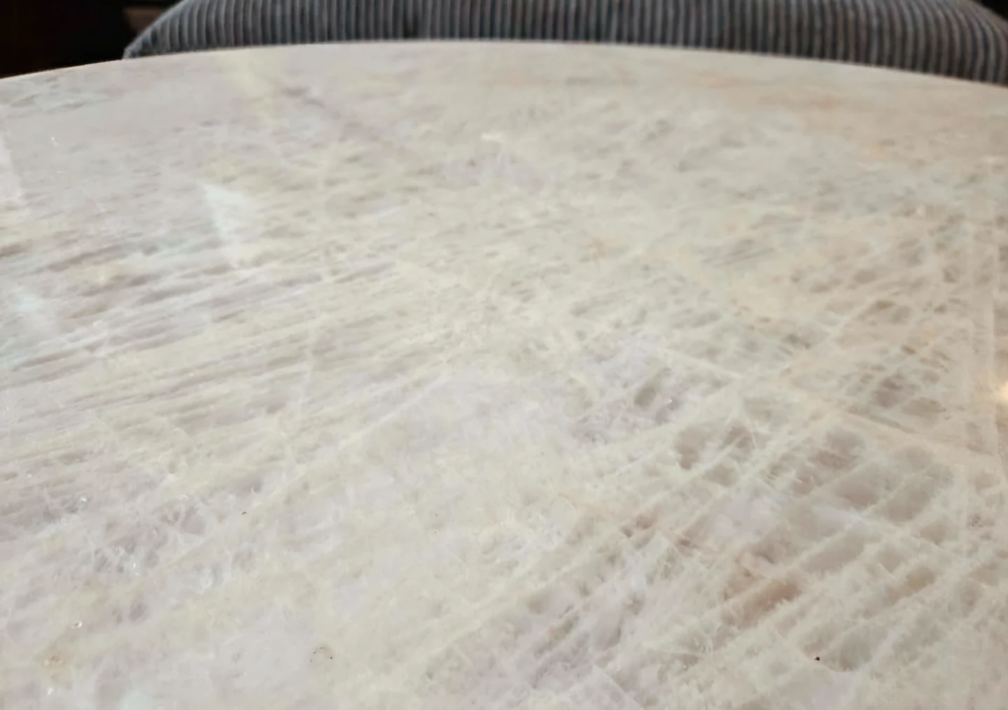 Solid Tiger Quart Top Two Tier Oval Coffee Table - photo 5