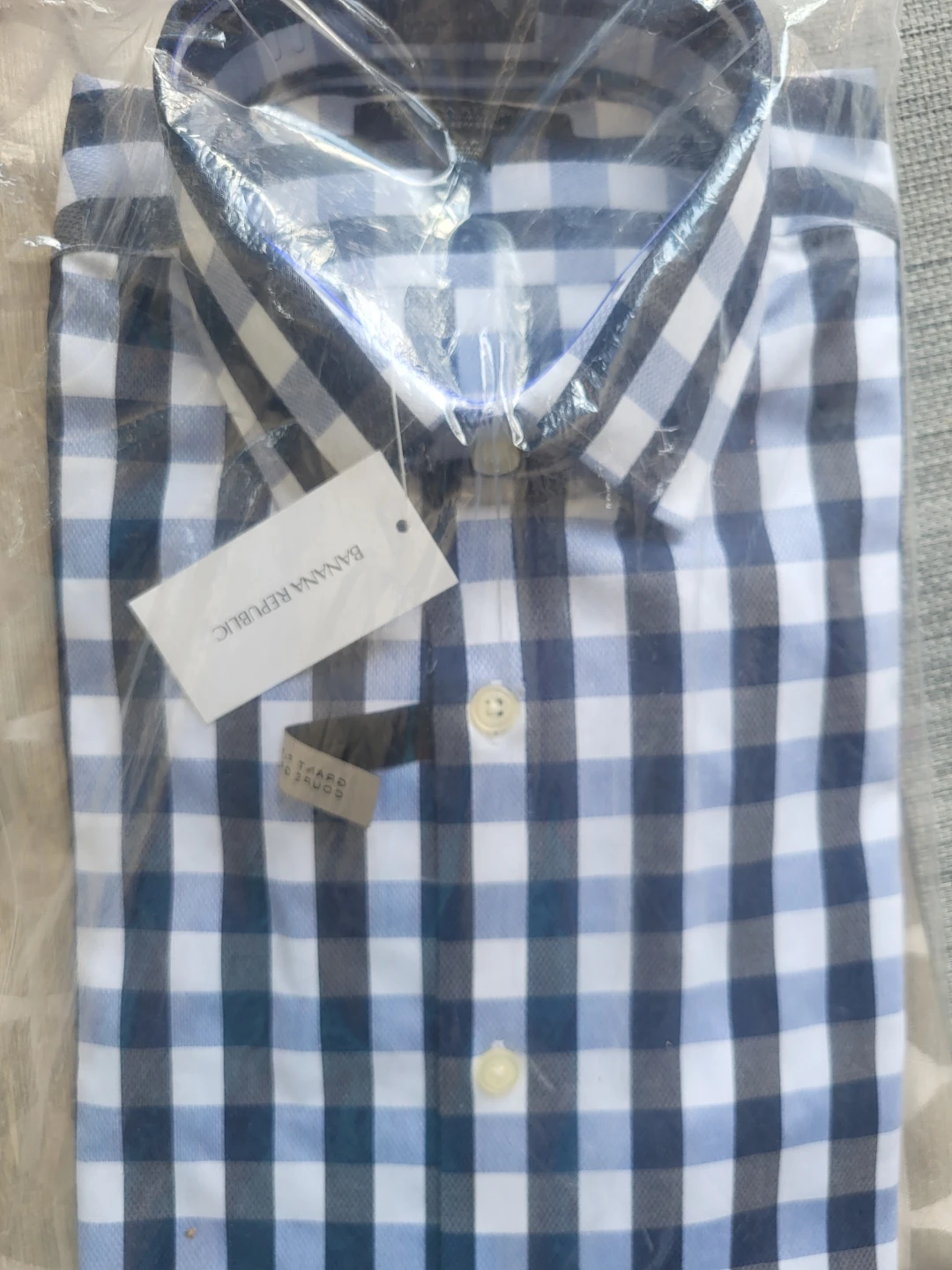 Banana Republic Gingham Button-Up Shirt