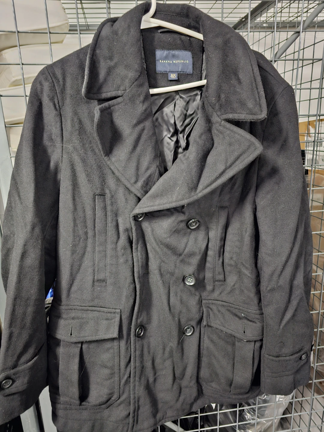 Banana Republic Men's Black Wool Blend Blazer - photo 4