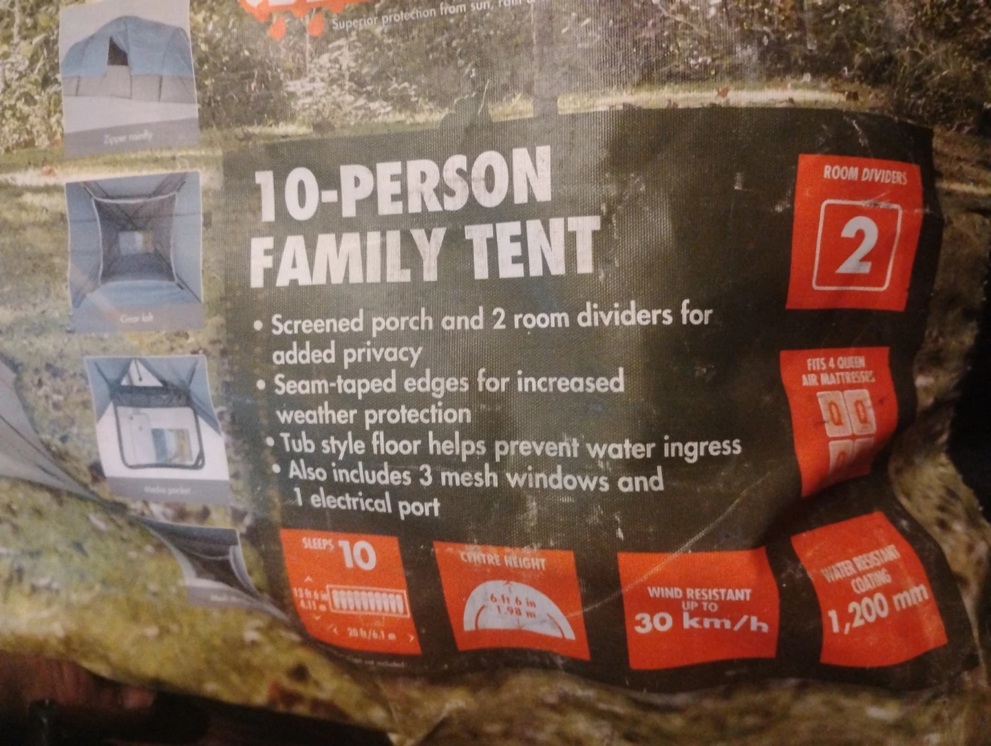 Ozark trail 10 person family tent - photo 3