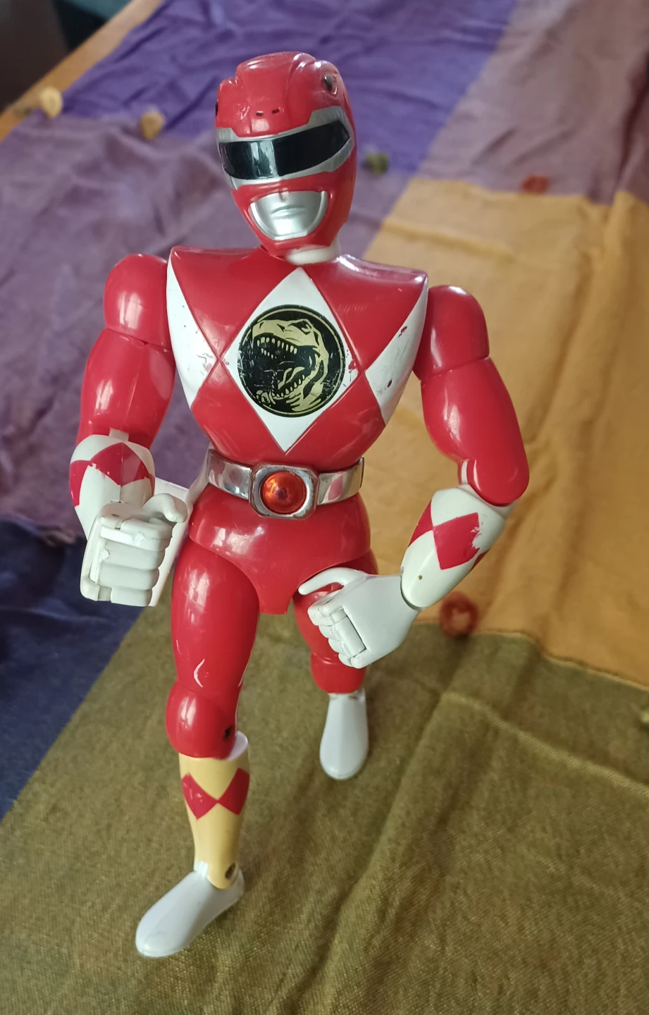 Vindage Red Power Ranger Action Figure