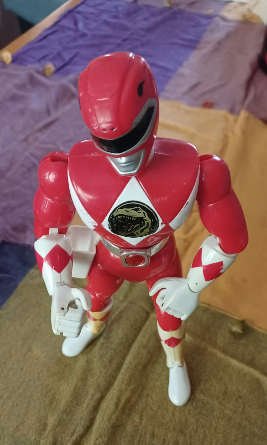 Vindage Red Power Ranger Action Figure - photo 4