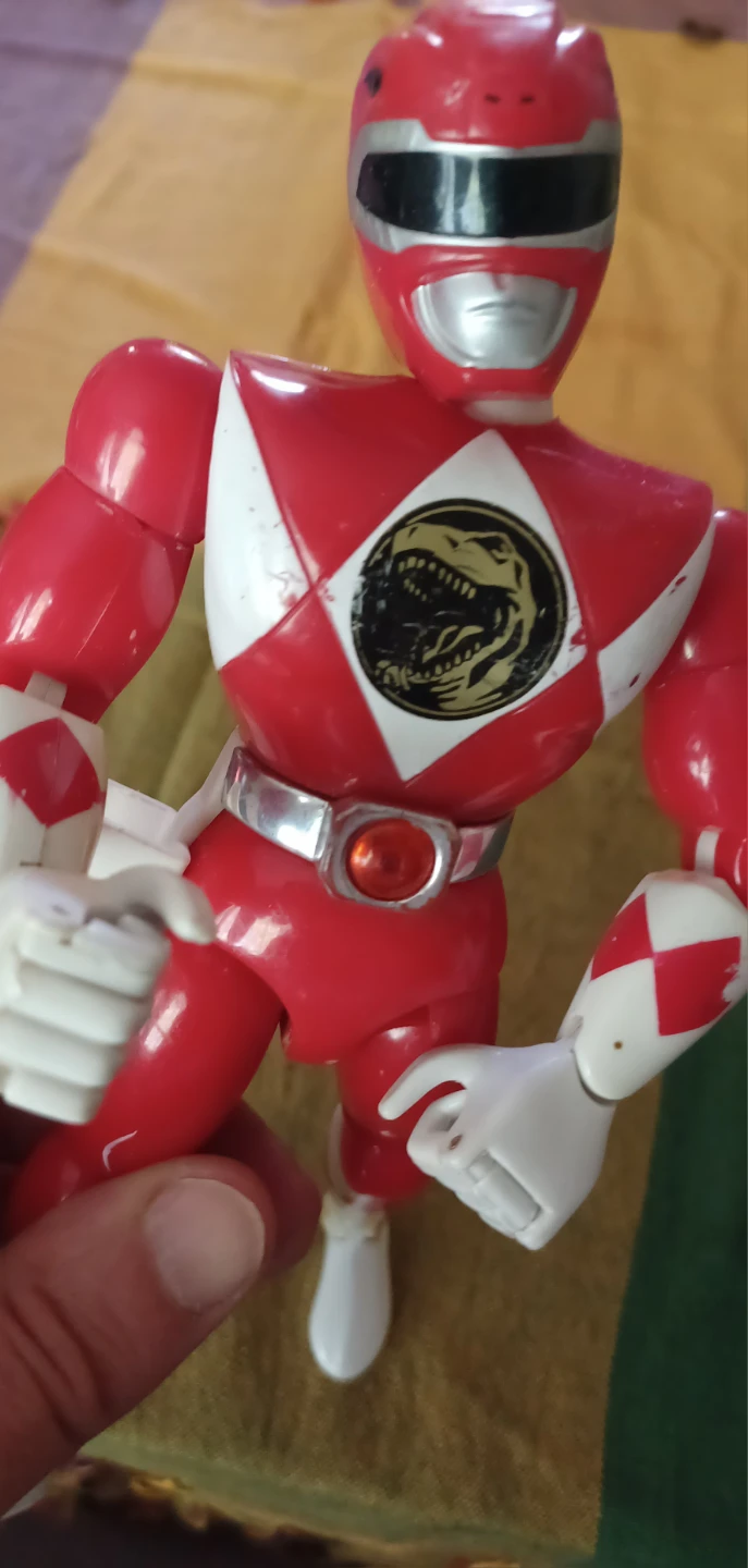 Vindage Red Power Ranger Action Figure - photo 5
