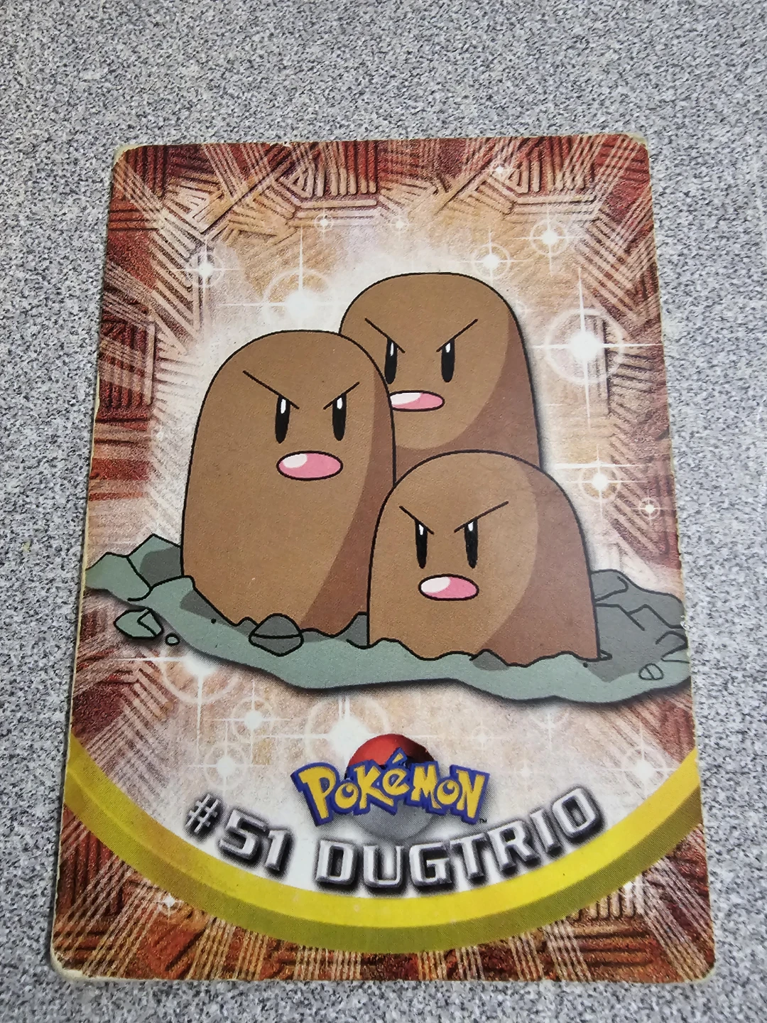 Pokemon #51 Dugtrio Trading Card