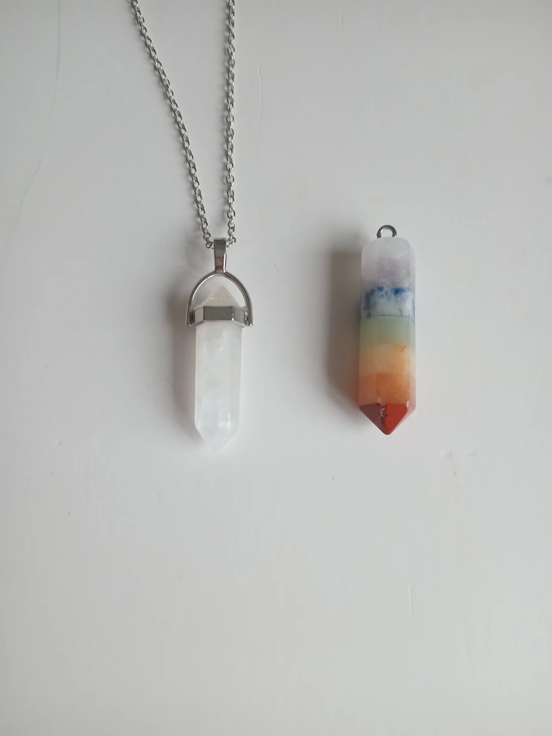 Crystal Point Pendant Necklace