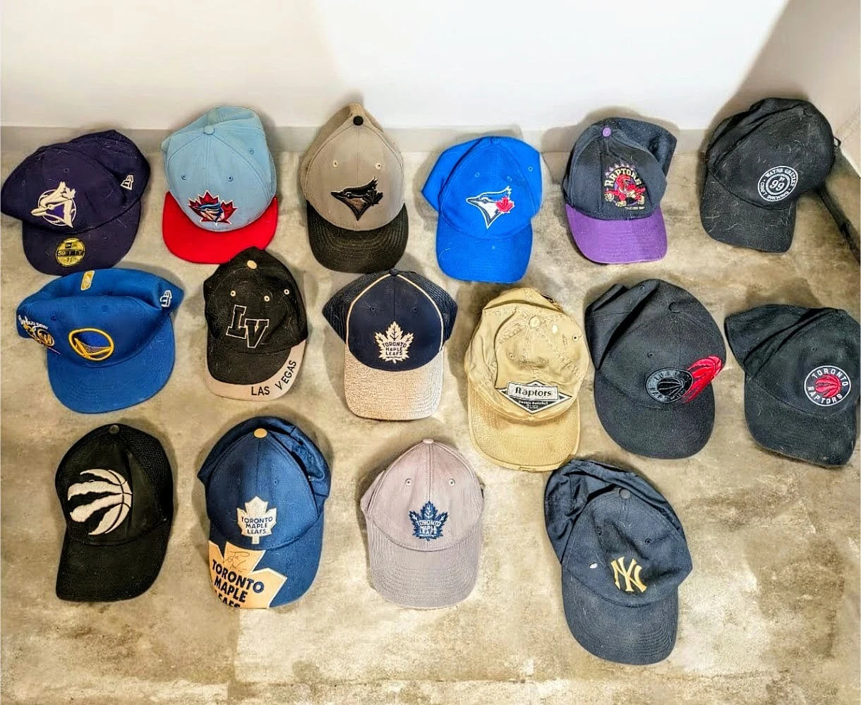 Assorted Sports Team Baseball Caps
