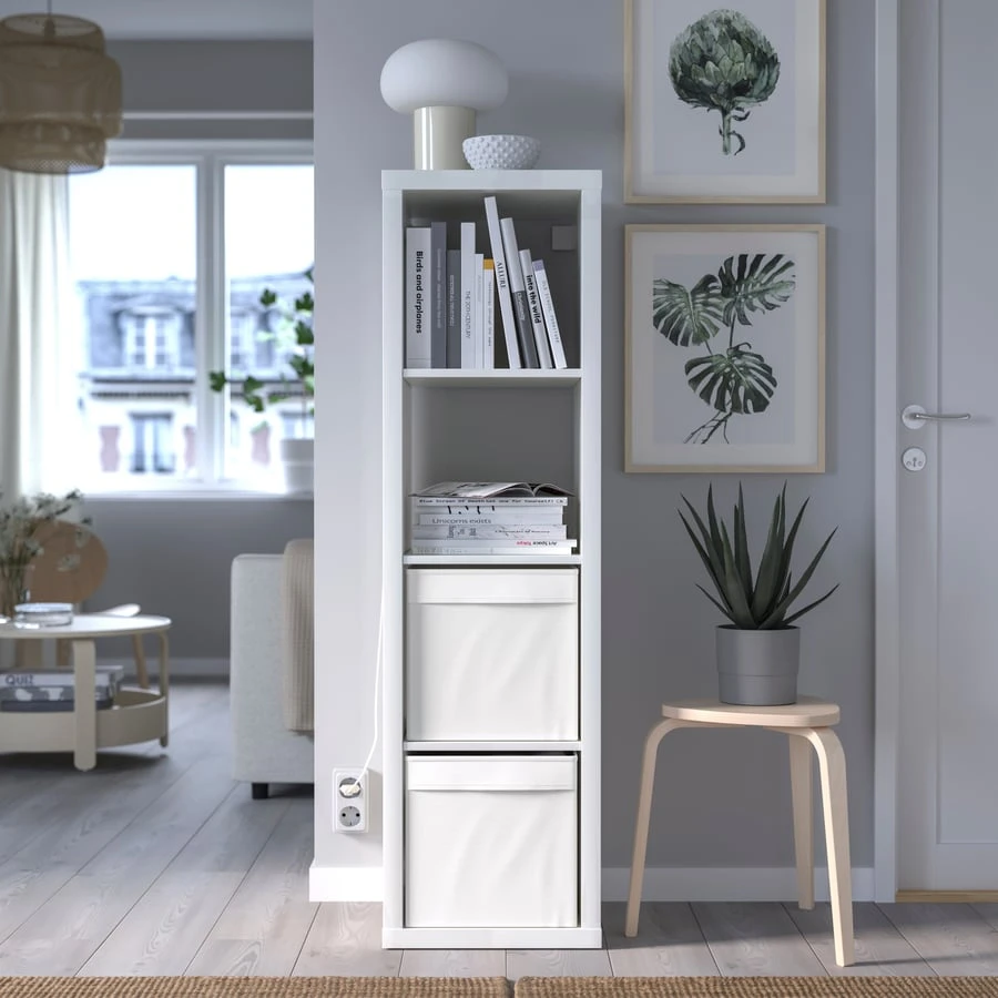 Set of 3 IKEA KALLAX Storage Box White - photo 4