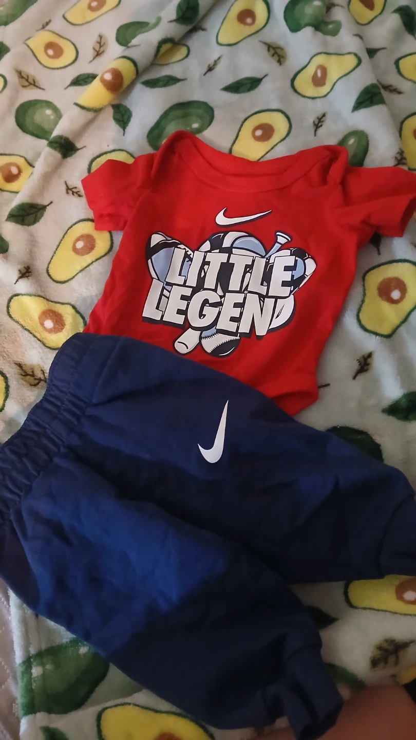 Nike Baby "Little Legend" Bodysuit and Pants Set