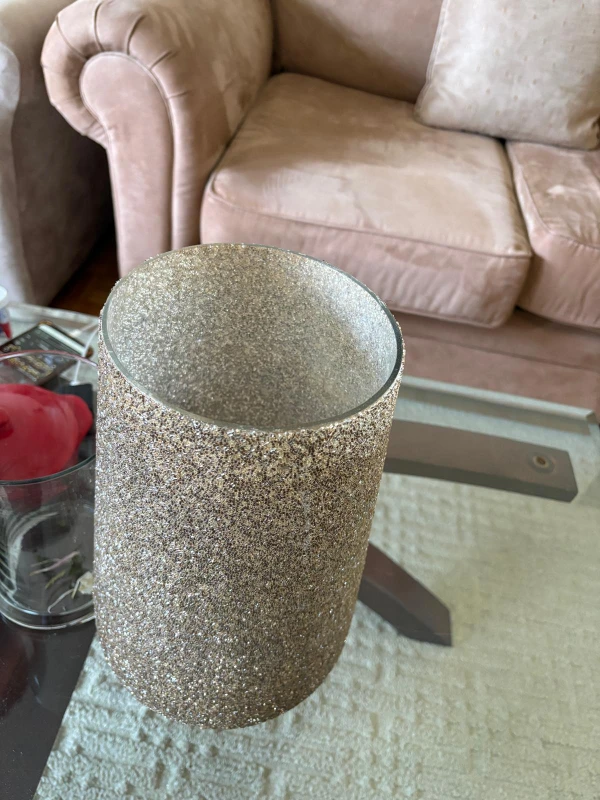 Sparkly Cylinder Vase - photo 4