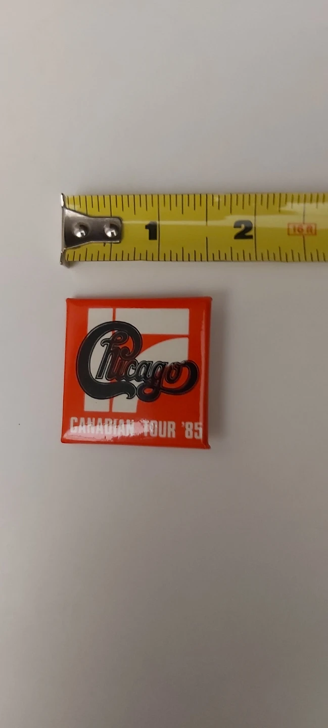 Chicago Canadian Tour '85 Button - photo 2