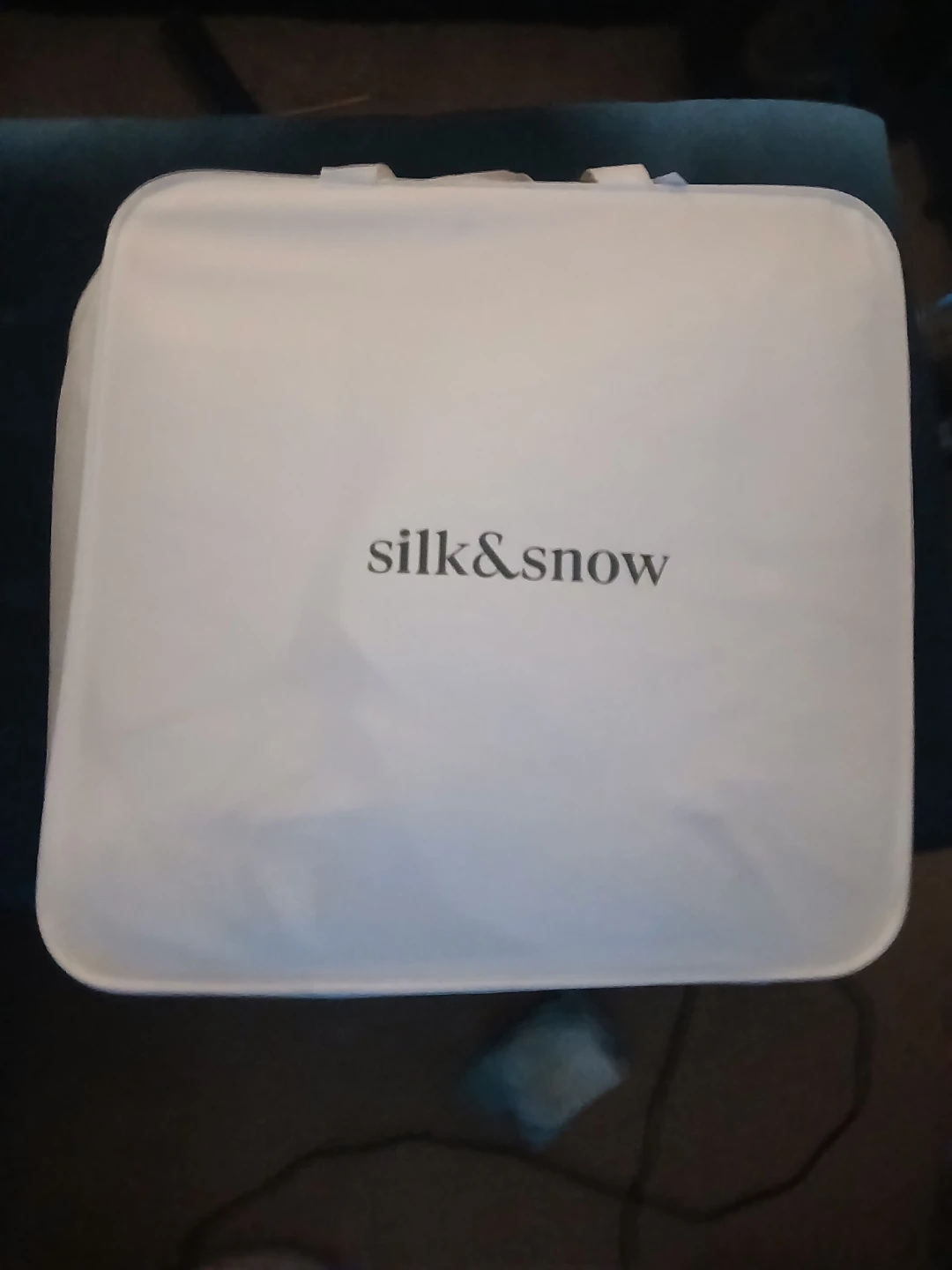 Silk & Snow White Linen Duvet .  All season. Size twin xl
