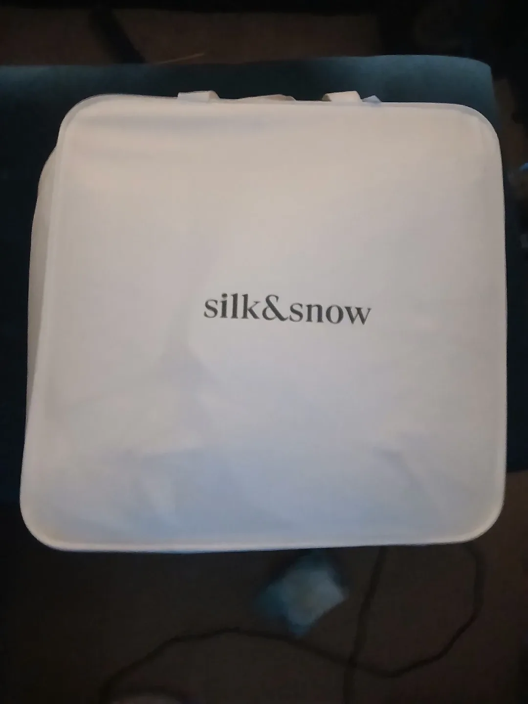 Silk & Snow White Linen Duvet .  All season. Size twin xl
