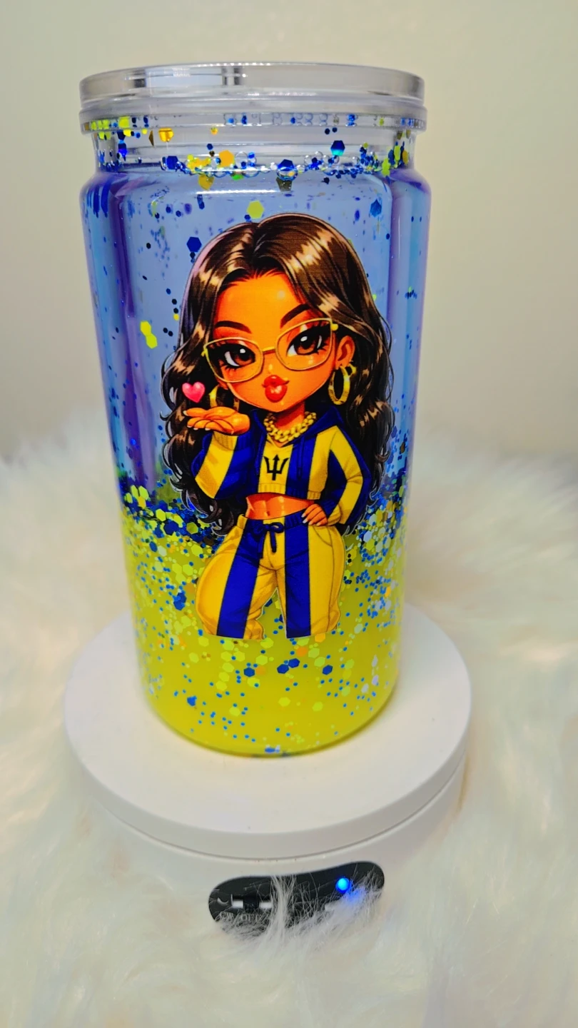 Barbados Theme Lava Tumbler /Cup