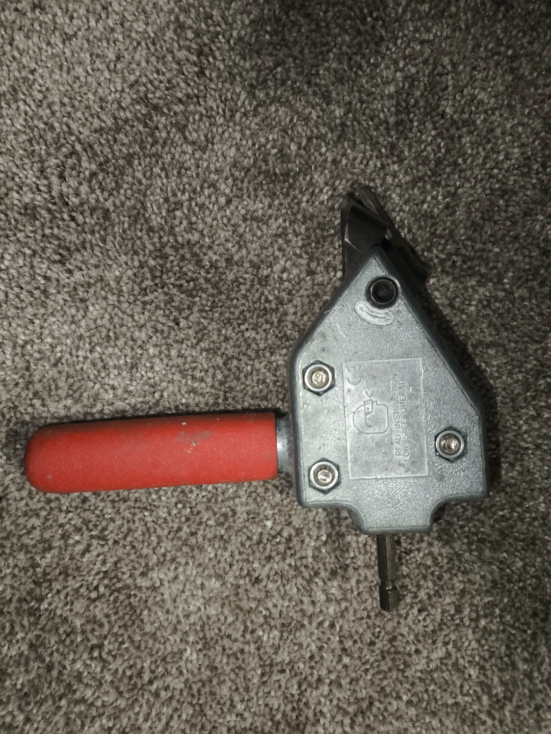 Malco Sheet Metal Cutting Attachment for 3/8-Inch Drills - photo 2