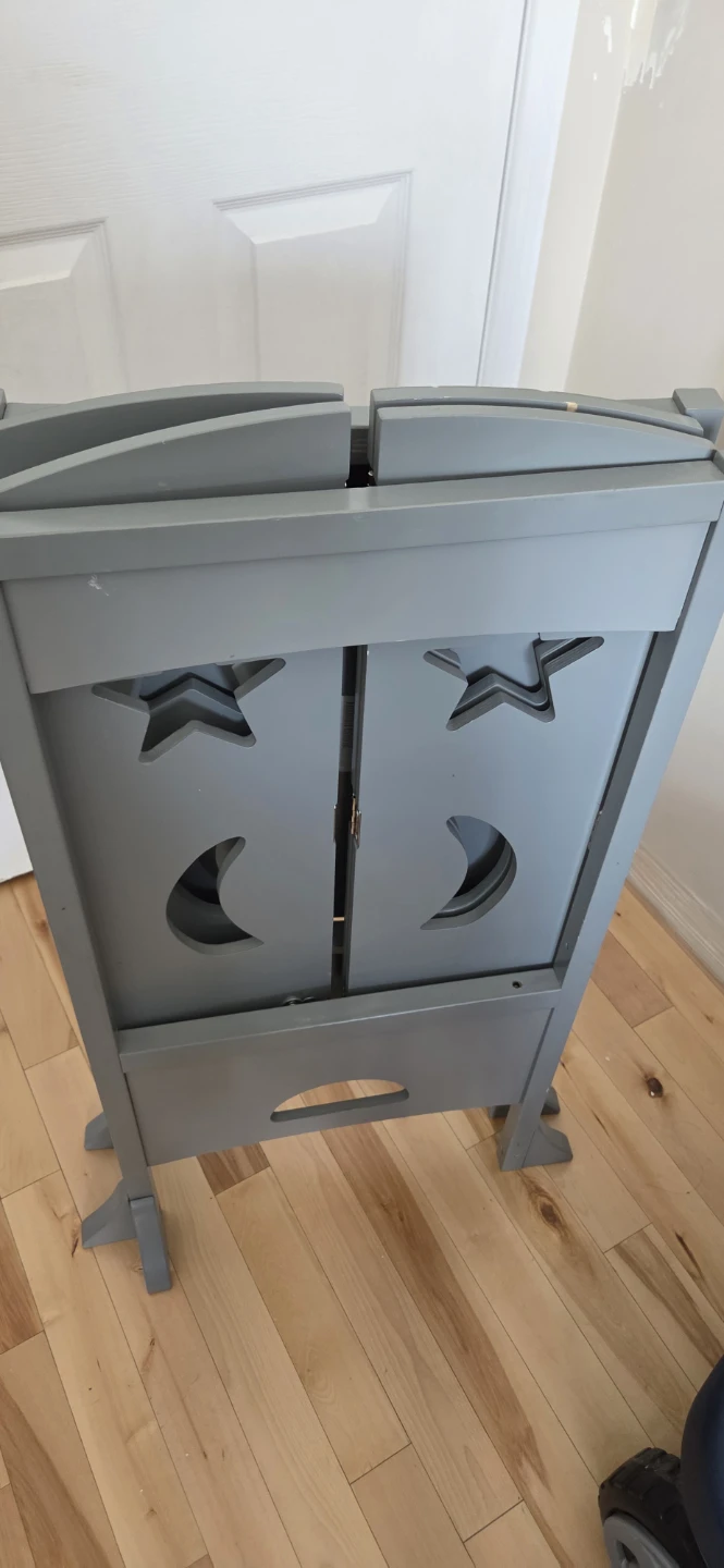 Rivea Kids Wooden Kitchen Helper Stool - photo 4
