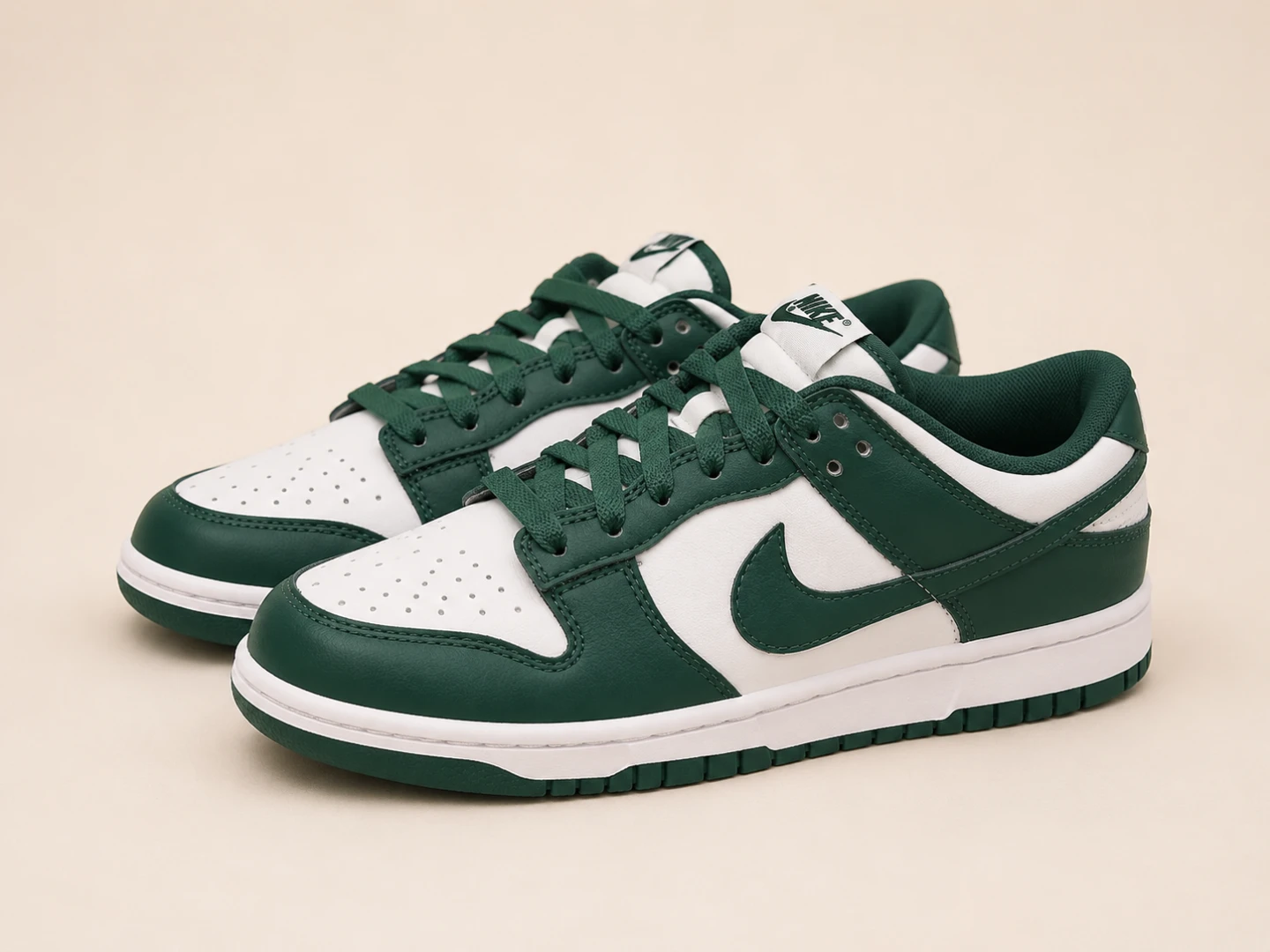Nike Dunk Low "Panda" Green White - photo 2