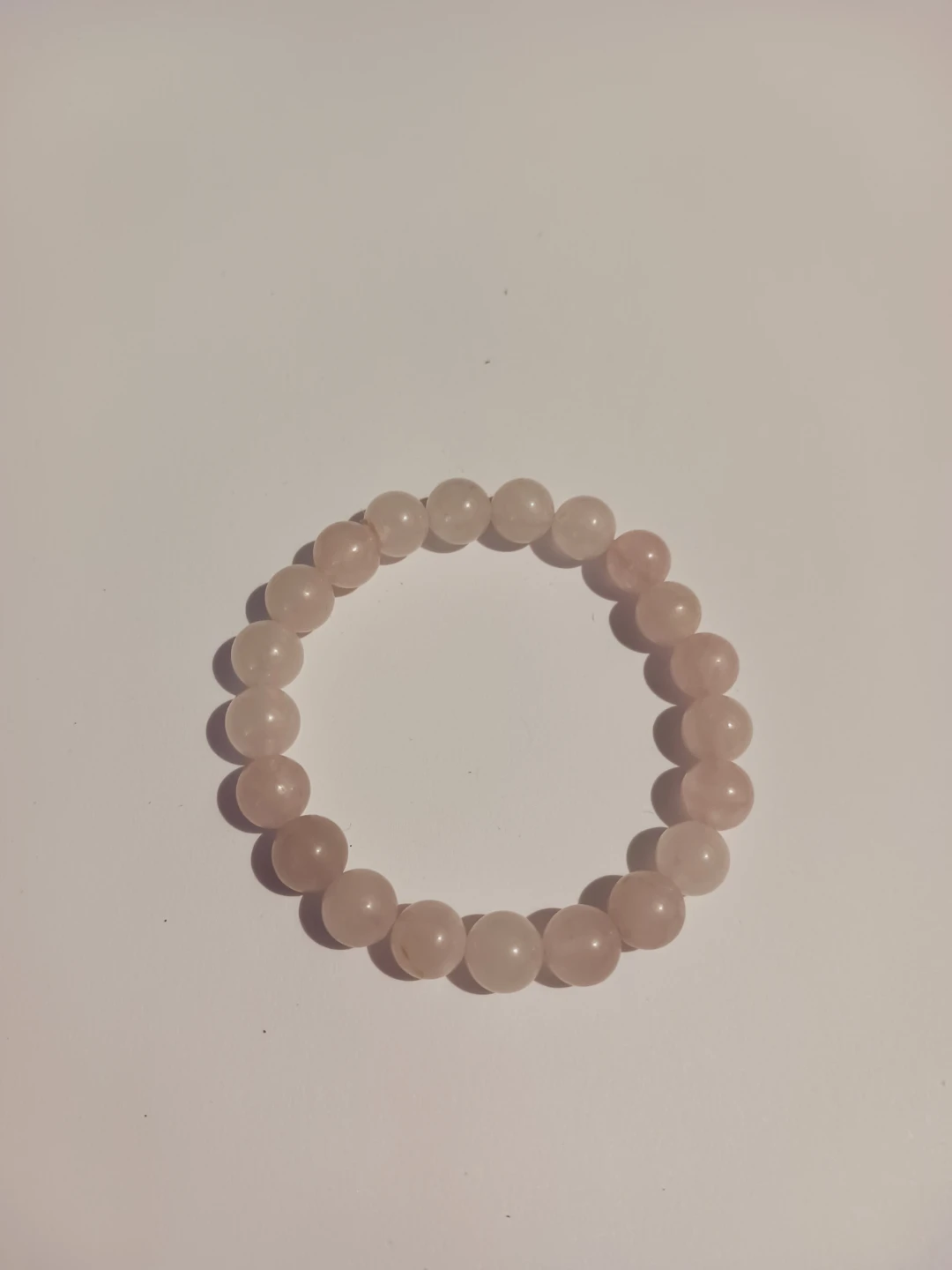 New !! Rose Quartz Beaded Stretch Bracelet - photo 4