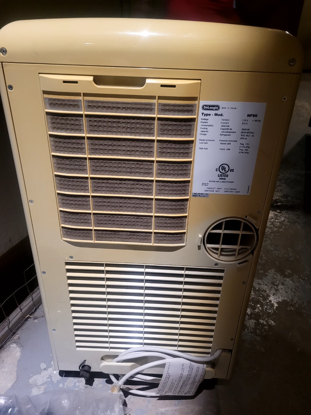 DeLonghi NF90 Portable Air Conditioner - photo 3