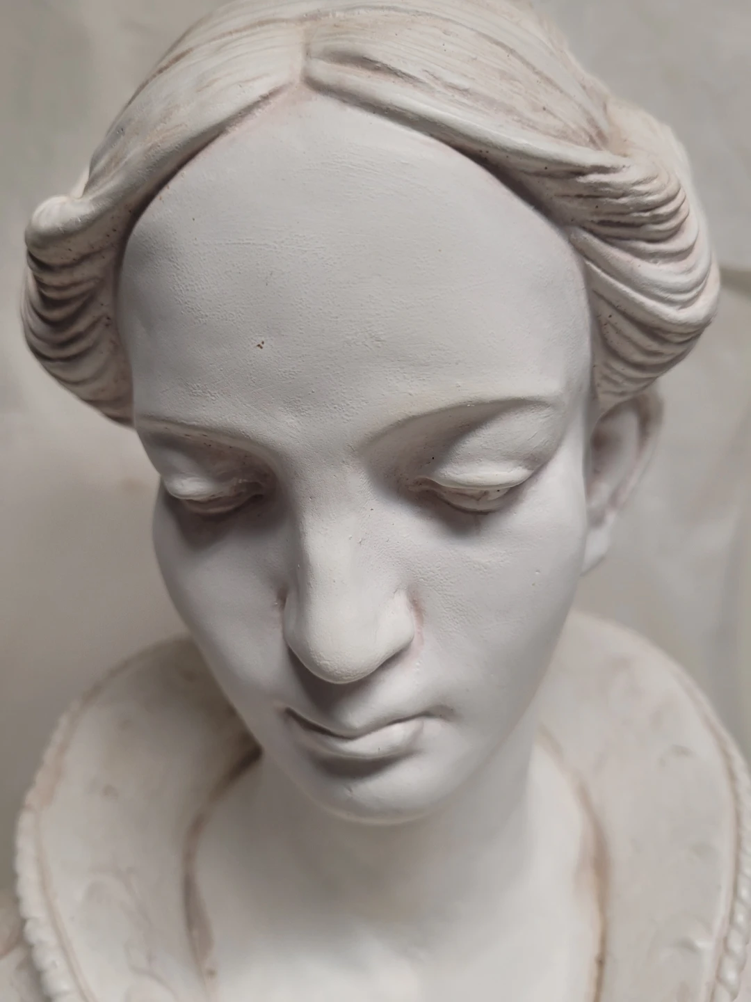 White Bust Sculpture of a Woman - photo 2