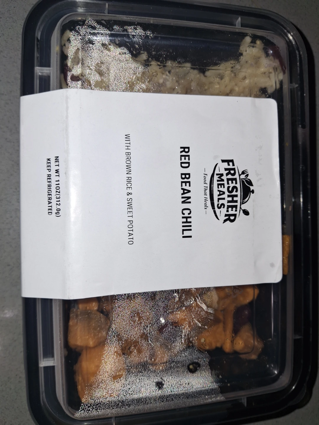 Fresher Meals Red Bean Chili with Brown Rice & Sweet Potato