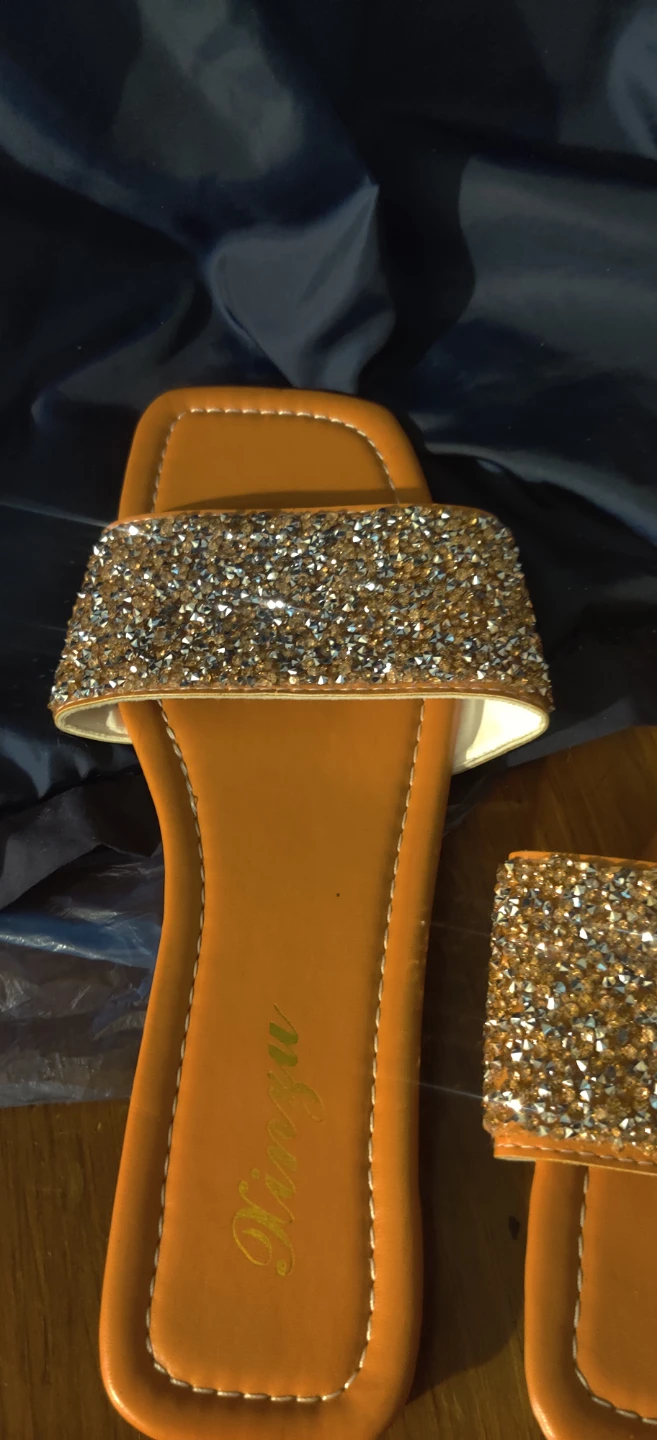 Women's Rhinestone Slide Sandals size 10 - photo 4