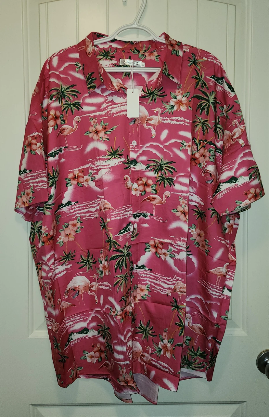 Dress for Adventure Flamingo Hawaiian Shirt 3XL ⚽