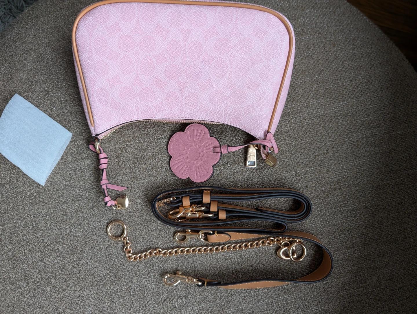 Coach Pink  Mini Shoulder Bag
