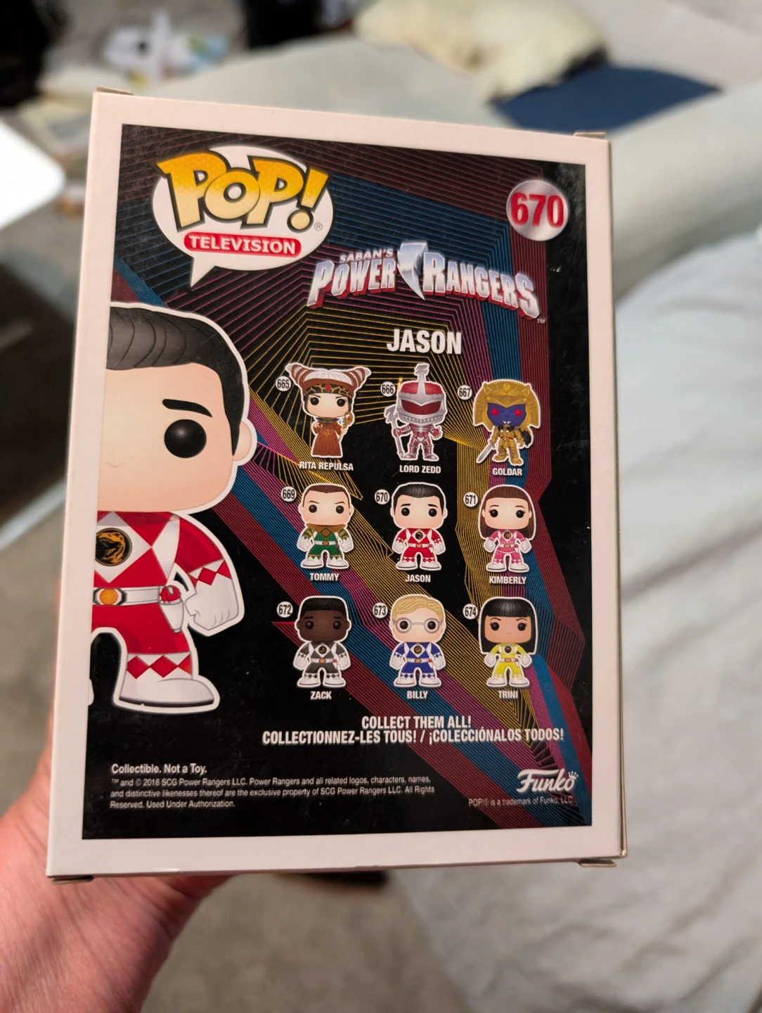 Funko Pop! Mighty Morphin Power Rangers Jason Vinyl Figure #670 - photo 2
