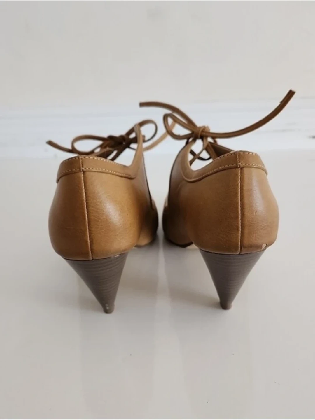 Call It Spring Tan Bow Strap Pointed-Toe Heels - photo 5